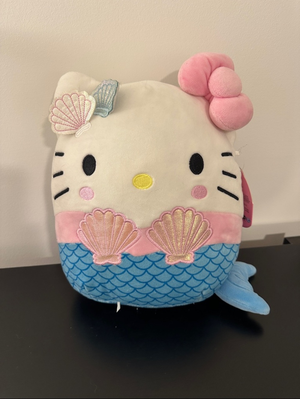 NWT Hello Kitty Pastel Mermaid Plush - White, Pink, Blue
